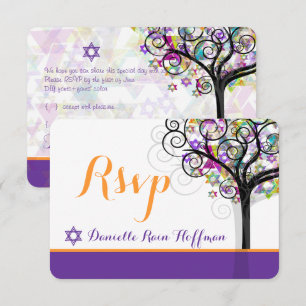 PixDezines tree of life Bat Mitzvah/diy background Invitation