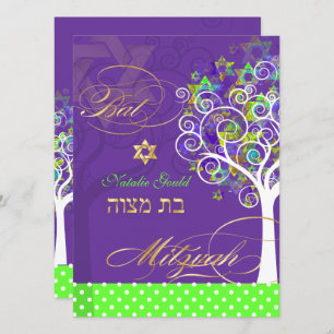 PixDezines tree of life/DIY background colours Invitation