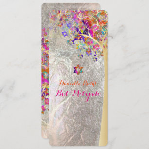 PixDezines tree of life mitzvah/DIY Invitation