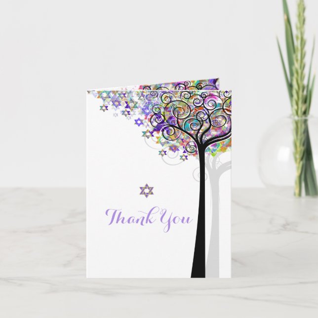 PixDezines tree of life/thank you/DIYbackground Thank You Card (Front)