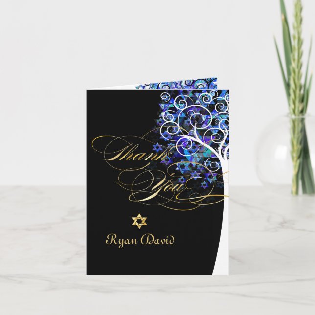 PixDezines tree of life/thank you/DIYbackground Thank You Card (Front)