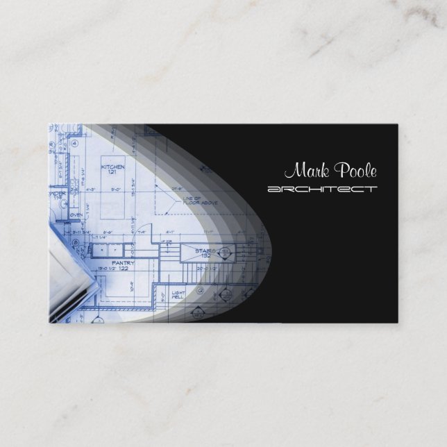 PixDezines TRENDY ARCHITECT BUSINESS CARDS (Front)