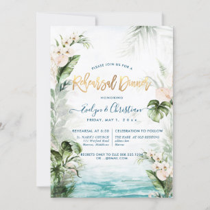 PixDezines Tropical Jungle Foliage Invitation