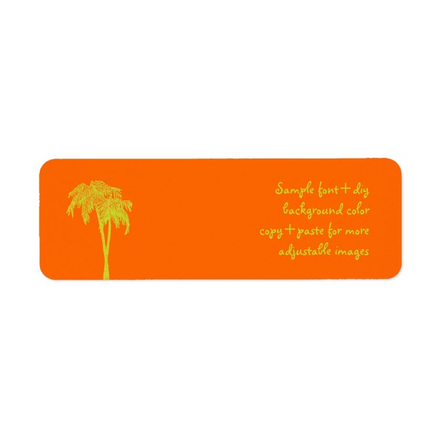 PixDezines twin palms/DIY background colour (Front)