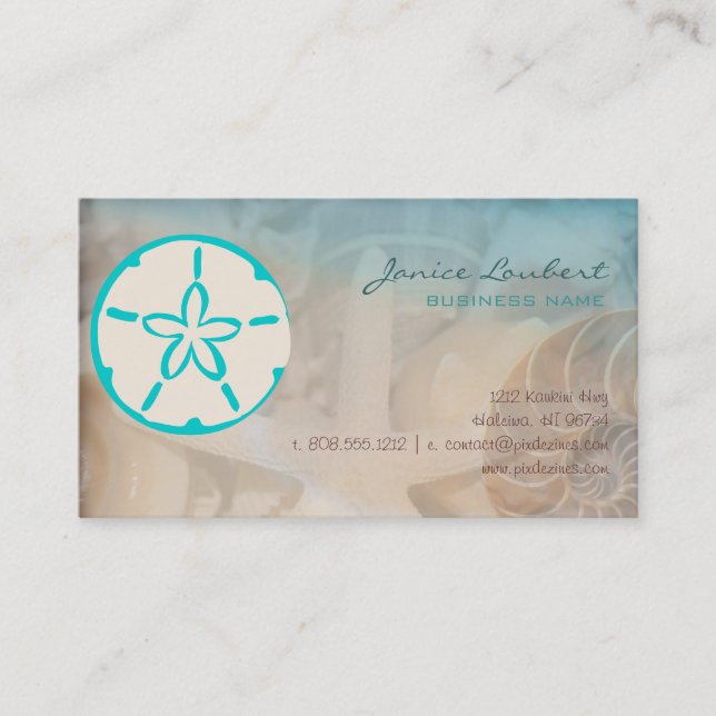 PixDezines Under the Sea Business Card (Front)