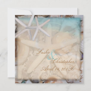 PixDezines Under the Sea, Starfish/Invitations Invitation