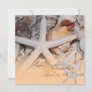 PixDezines Under the Sea, Starfish/Invitations Invitation