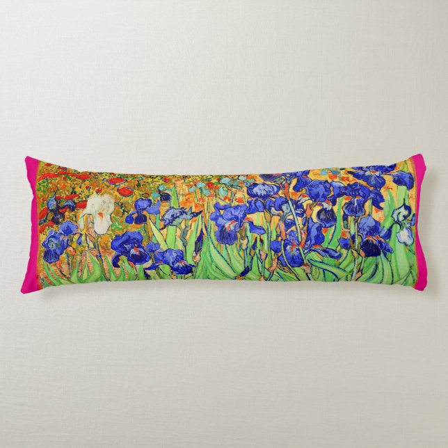 PixDezines van gogh iris/st. remy Body Cushion (Front)