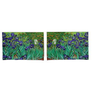 PixDezines Van Gogh Irises/Purple/St. Remy Pillowcase