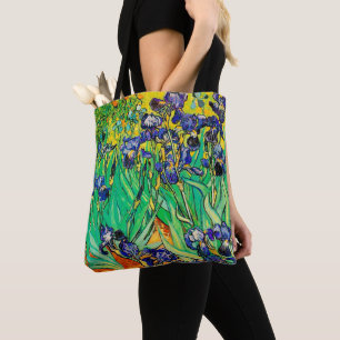 PixDezines Van Gogh Purple Irises/St. Remy Tote Bag