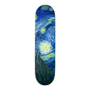 PixDezines van gogh starry night Skateboard