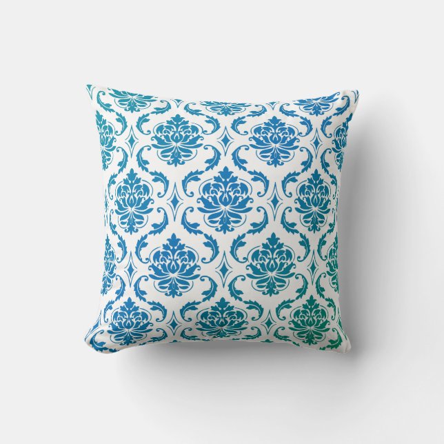 PixDezines vendome damask/diy background Cushion (Front)