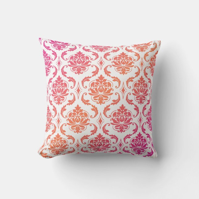 PixDezines vendome damask/diy background Cushion (Front)