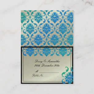 PixDezines Vendome Damask Tent Place Card (Chubby)