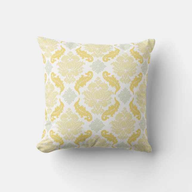 PixDezines venezia damask/diy background Cushion (Front)