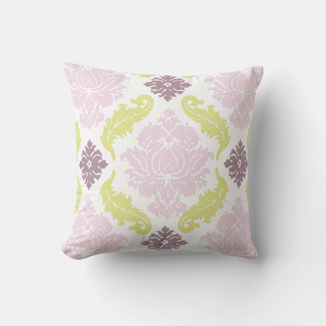 PixDezines venezia damask/diy background Cushion (Front)