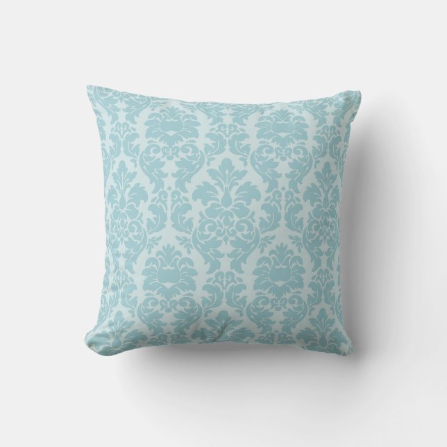 PixDezines versailles damask/diy background colour Cushion (Front)