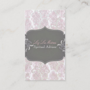PixDezines Victorian Damask/DIY background colour Business Card