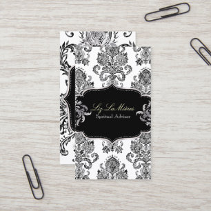 PixDezines Victorian Damask/DIY colour Business Card