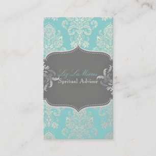 PixDezines Victorian Damask/DIY colour Business Card