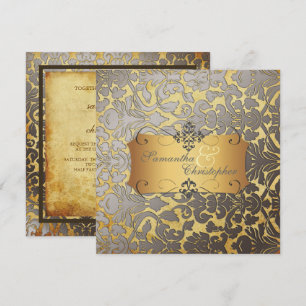 PixDezines Vintage Damask/DIY fonts.. Invitation