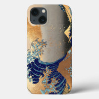 PixDezines Vintage, Great Wave, Hokusai 葛飾北斎の神奈川沖浪