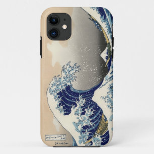 PixDezines Vintage, Great Wave, Hokusai 葛飾北斎の神奈川沖浪 iPhone 11 Case