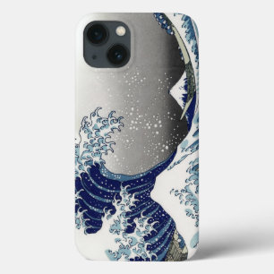 PixDezines Vintage, Great Wave, Hokusai 葛飾北斎の神奈川沖浪 iPhone 13 Case