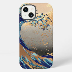 PixDezines Vintage Great Wave Hokusai 葛飾北斎の神奈川沖浪 iPhone 13 Case