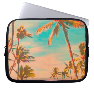 PixDezines vintage hawaiian beach Laptop Sleeve