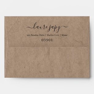 PixDezines Vintage Kraft Style / Brown Bag Paper Envelope