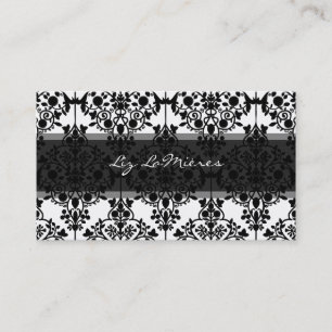 PixDezines vintage leila damask/diy background Business Card