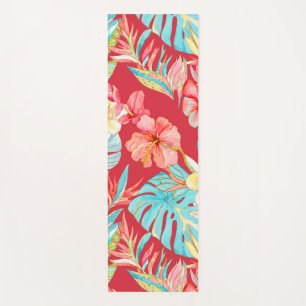 PixDezines Vintage Lush H2 Hawaii Floral Foliage Y Yoga Mat