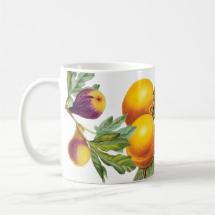 PixDezines Vintage Orchard Figs, Peaches+Plum Coffee Mug