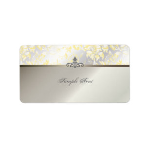 PixDezines vintage roses Label