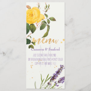 PixDezines Vintage Roses/Lavender/Menu Menu