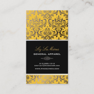 PixDezines vintage rossi damask/diy background Business Card