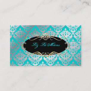 PixDezines vintage sabine damask Business Card