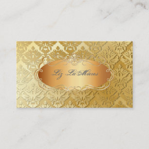 PixDezines vintage sabine damask Business Card