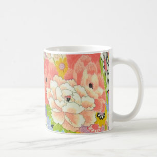 PixDezines Vintage Shirimen Kimono Coffee Mug