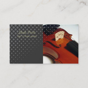 PixDezines violin/diy colour Business Card