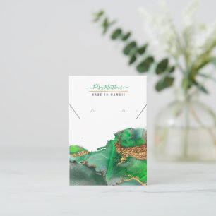 PixDezines Watercolor Abstract Galaxy Jewellery Business Card