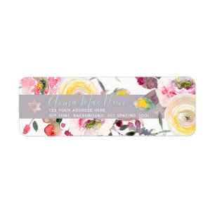 PixDezines Watercolor Flowers, Pale Pastel Roses