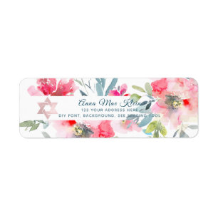 PixDezines Watercolor Flowers, Red Ombre Roses