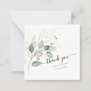 PixDezines Watercolor Greenery Eucalyptus Card