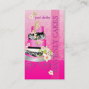 PixDezines wedding cake/Bakery/diy colour Business Card