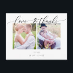 PixDezines Wedding Thank You/Modern Calligraphy Announcement Postcard<br><div class="desc">PixDezines wedding thank you postcards in chic and modern calligraphy script. Customise with your very own event, bridal shower, baby shower, etc. Copyright © 2008-2017 PixDezines.com™ and PixDezines™ on zazzle.com. All rights reserved. Other colours available at www.zazzle.com/wedding_by_design* Modern handwritten script in faux foil for wedding thank you postcards. Zazzle's new...</div>