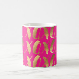 PixDezines xoxo/Faux Gold/DIY background Coffee Mug