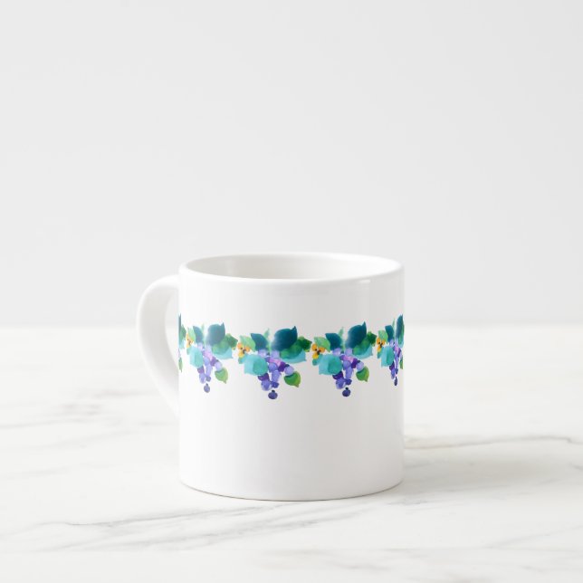 PixDezinesgrape Espresso Cup (Front Left)