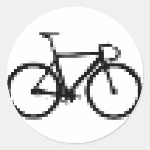 Pixed Gear Classic Round Sticker